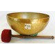 A772 Energetic Heart F Chakra Healing Hand Hammered Tibetan Singing Bowl 10" Wide Made in Nepal